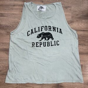California Republic Size Medium Mens Tank Top
